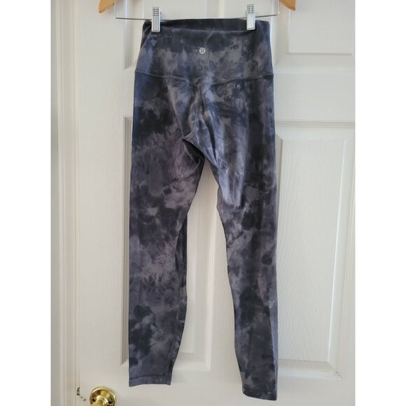 Lululemon Womens Wunder Under Gray Camo size 4 High Waist luxtreme legging yoga - Picture 5 of 6